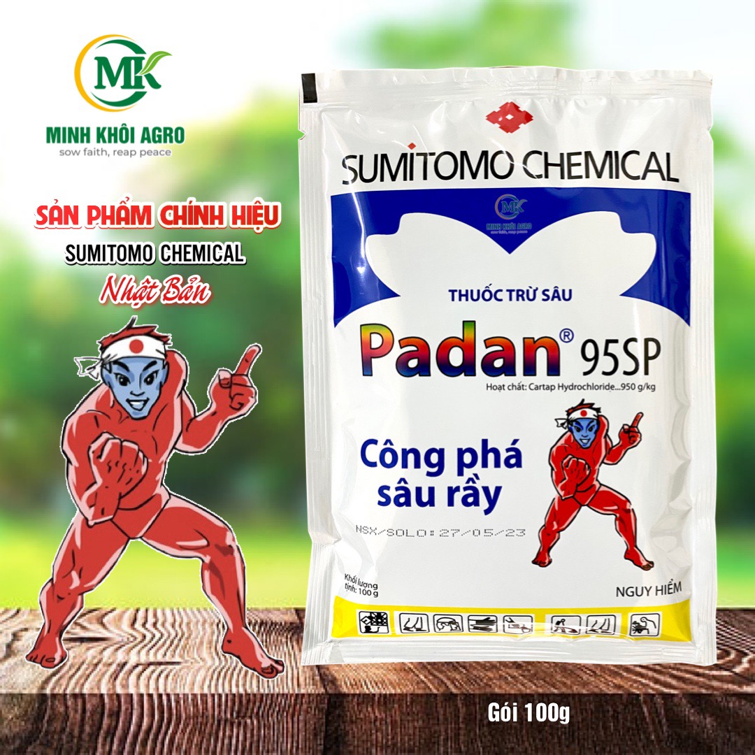 Thuốc trừ sâu Padan 95SP - Gói 100g